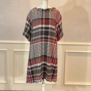 Oscar de la Renta Plaid Fall Dress